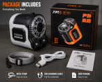 Rechargeable Waist-Mounted Portable Fan 3600mAh With LED Light - Image 2